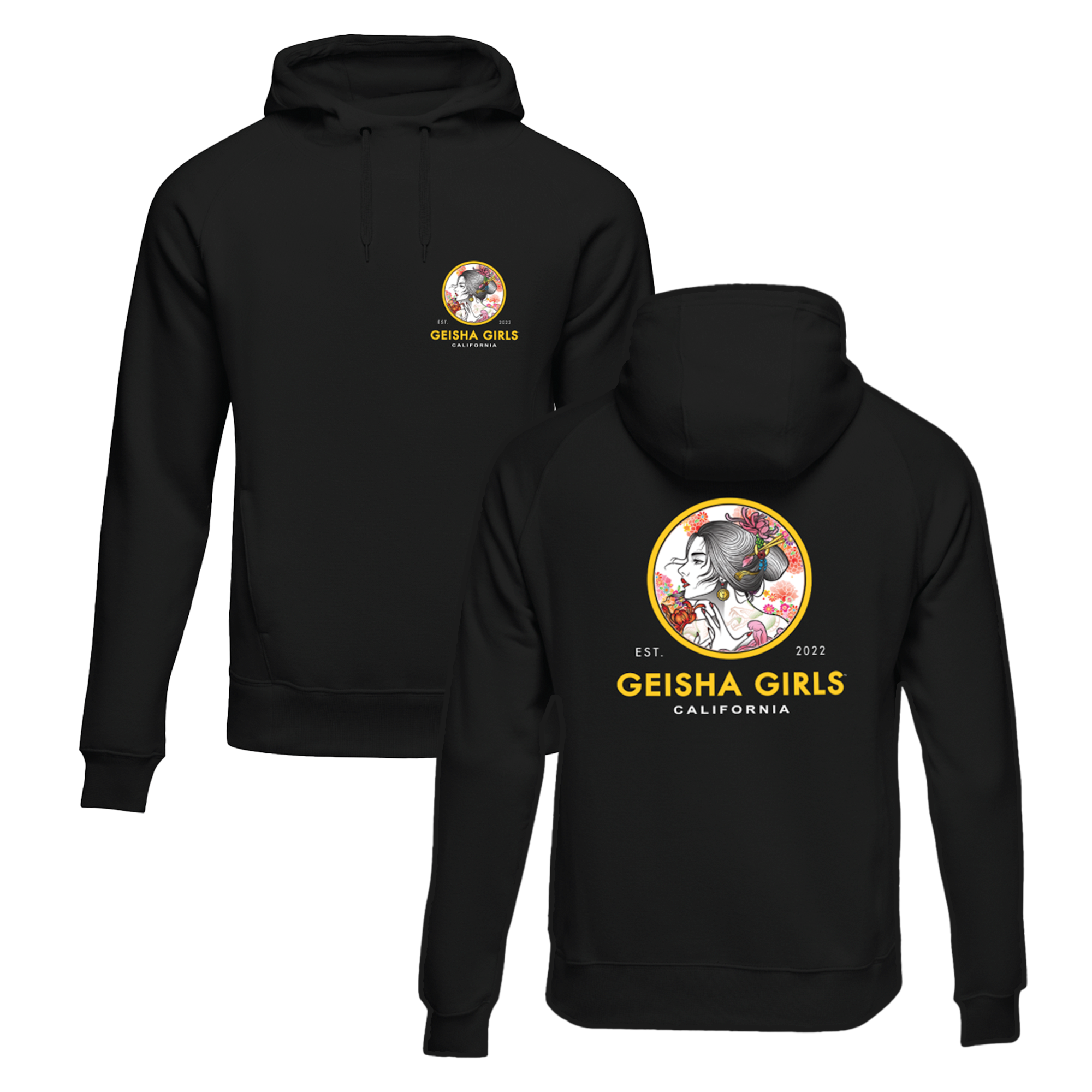 GEISHA GIRLS - HOODIE (BLACK)