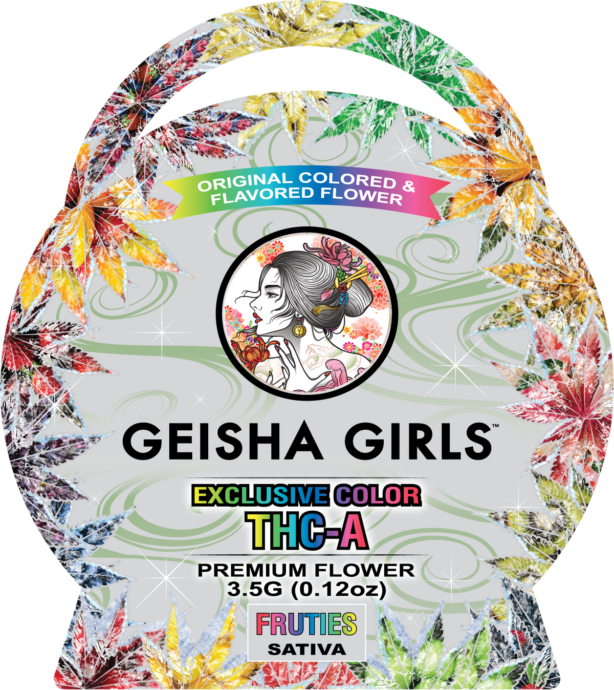 Geisha Girls 3.5G Bag-THC-A-Sativa-Fruities